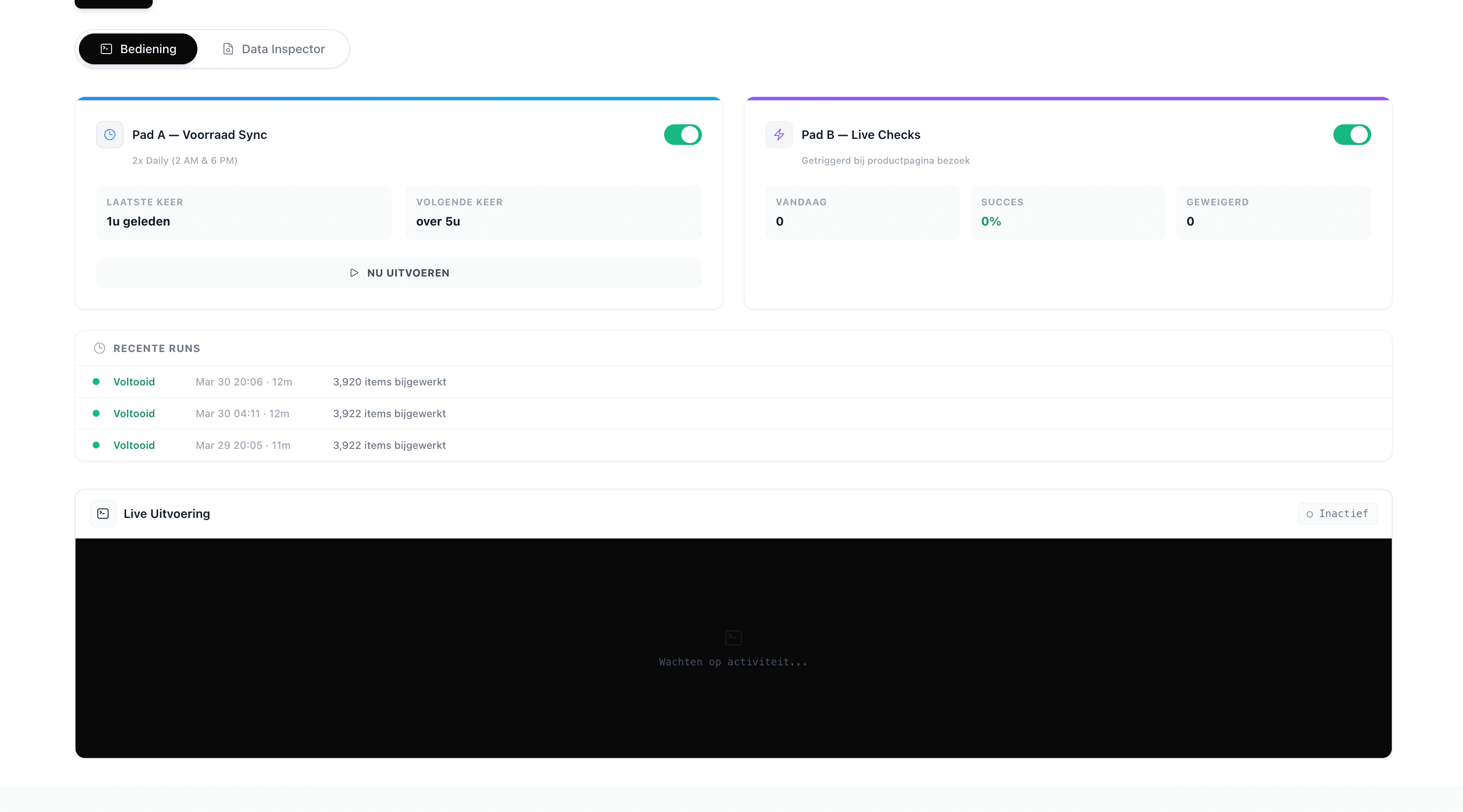 Albendo klantportaal met geautomatiseerde leverancierssync